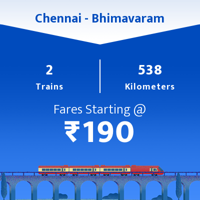 Chennai To Bhimavaram Trains
